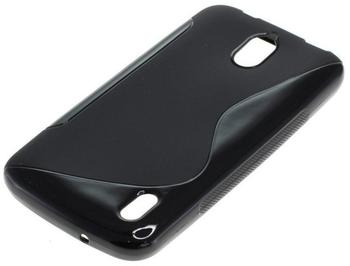Onni-Tec OTB TPU Case kompatibel zu Huawei Y625 S-Curve schwarz