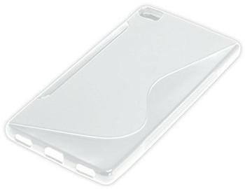 OTB TPU Case kompatibel zu Huawei P8 S-Curve transparent