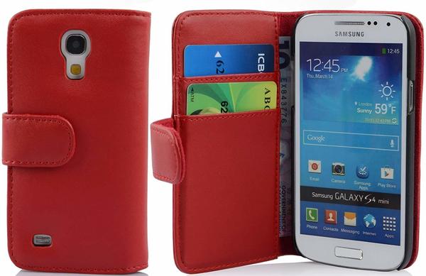 Cadorabo Hülle für Samsung Galaxy S4 MINI in CHILI ROT Handyhülle aus  glattem Kunstleder mit Standfunktion und Kartenfach Test ❤️ Testbericht.de  Mai 2022