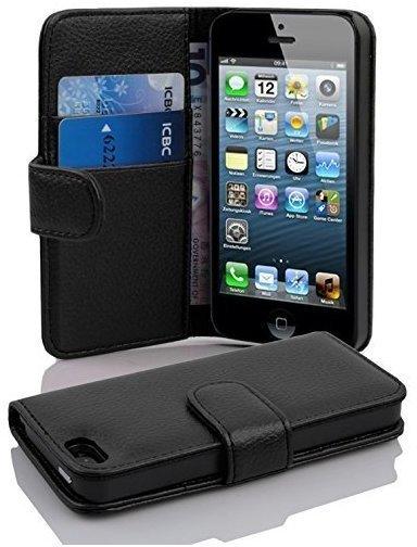 cadorabo Schutzhülle Book-Style für Iphone 5 mit Kartenfächern