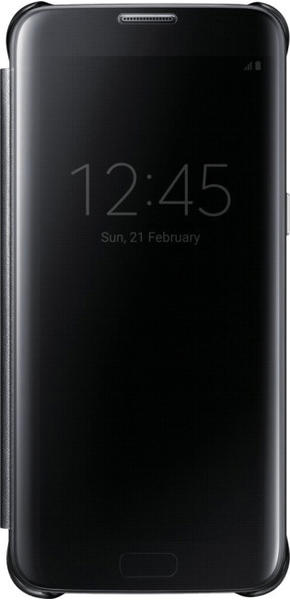 Samsung Clear View Cover (Galaxy S7 edge) schwarz