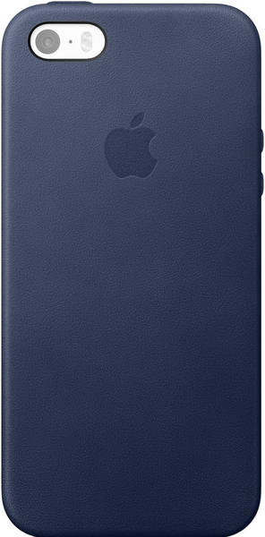 Apple Leder Case (iPhone SE) mitternachtsblau