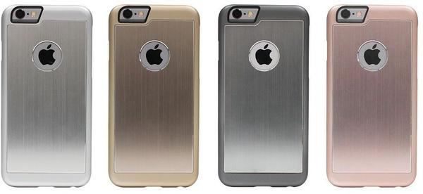 KMP Schutzhülle Aluminium für Iphone 6/6S Plus silber