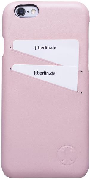 JT Berlin LederCover Style Apple iPhone 66S in Rose [Echtleder Kartenfächer