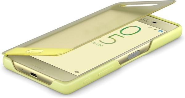 Sony Smart Style Cover Touch SCR50 (Xperia X) lime gold