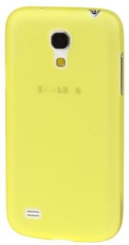 König-Shop Schutzhülle Case Ultra Dünn 0,3mm für Handy Samsung Galaxy S4 mini i9190 Gelb Transparent