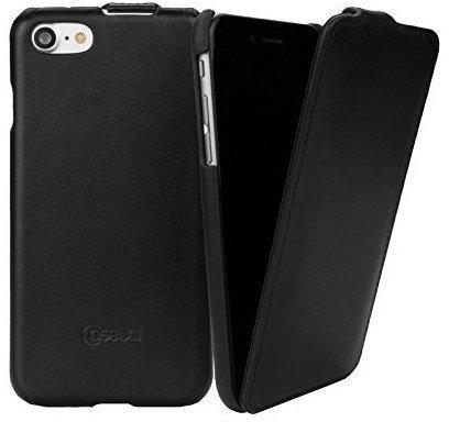 CASEual Leather Flip iPhone 7 Italian Black