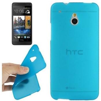 König-Shop Schutzhülle TPU Case für Handy HTC One mini M4 Hellblau