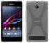 PhoneNatic Sony Xperia E1 Hülle Silikon clear X-Style Case Xperia E1 Tasche + 2 Schutzfolien