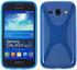 PhoneNatic Silikonhülle für Samsung Galaxy Ace 3 X-Style blau