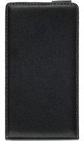 PhoneNatic Kunst-Lederhülle für Nokia Lumia 1020 Flip-Case schwarz + 2 Schutzfolien