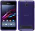 PhoneNatic Sony Xperia E1 Hülle Silikon lila transparent Case Xperia E1 Tasche + 2 Schutzfolien