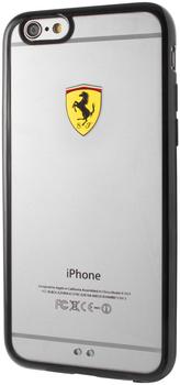 Ferrari FEHCP6BK Hartschale ein iPhone 6/6s schwarz/transparent