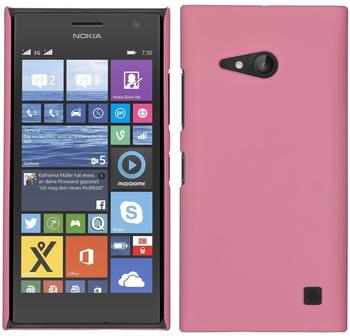 PhoneNatic Nokia Lumia 730 gummiert Hard-case für Lumia 730 + 2 Schutzfolien