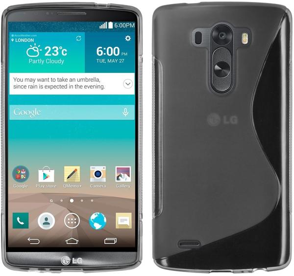 PhoneNatic Silikonhülle für LG G3 S-Style grau