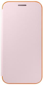 Samsung Neon Flip Cover (Galaxy A3 2017) pink