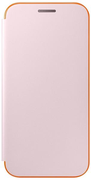 Samsung Neon Flip Cover (Galaxy A3 2017) pink