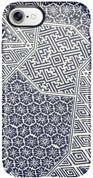 Speck Presidio Inked (iPhone 7) Shibori Kachelblau matt
