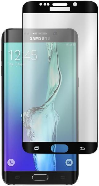 PhoneNatic 1 x Samsung Galaxy S6 Edge Plus Glas-Displayschutzfolie klar schwarz