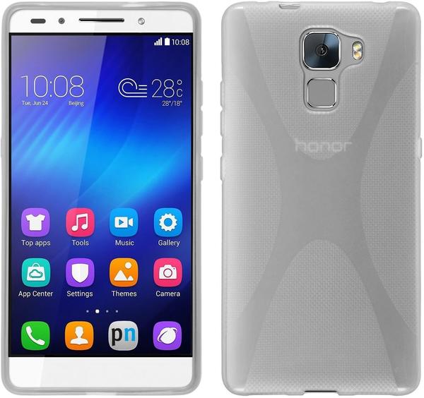 PhoneNatic Silikonhülle für Huawei Honor 7 X-Style clear