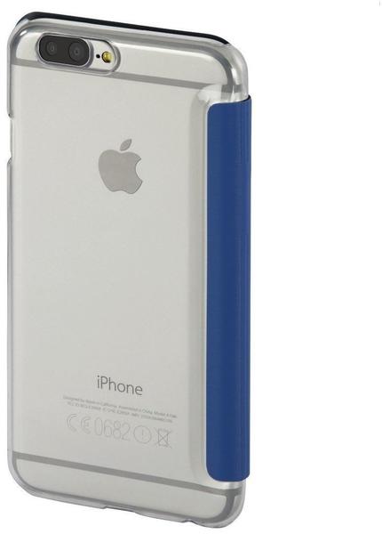 Hama Clear Bookcover iPhone 7 Plus Dunkelblau