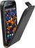 Mumbi Flip Case schwarz (für Samsung Galaxy S4 mini)