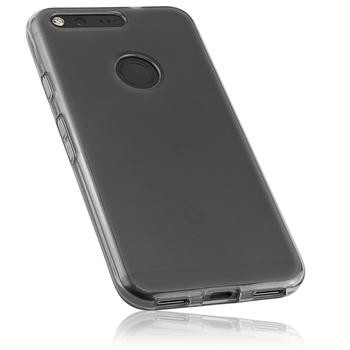 mumbi TPU Hülle schwarz transparent für Google Pixel