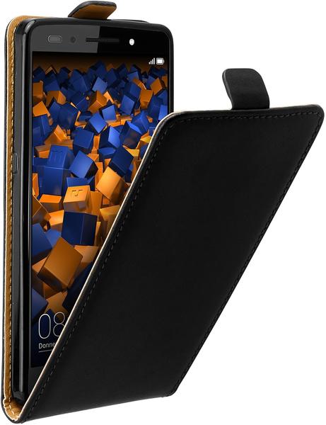 mumbi Flip Case Tasche schwarz für Huawei Honor 7Honor 7 Premium