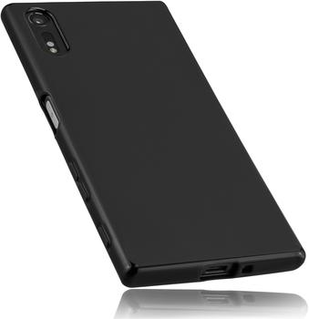 mumbi TPU Hülle schwarz für Sony Xperia XZ