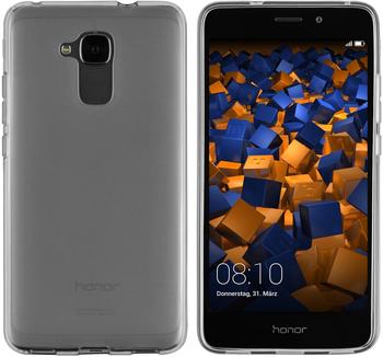 mumbi TPU Hülle schwarz transparent für Huawei Honor 5C