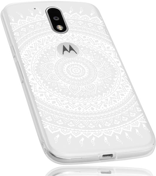 mumbi Hülle transparent Motiv Mandala, für Lenovo Moto G4G4