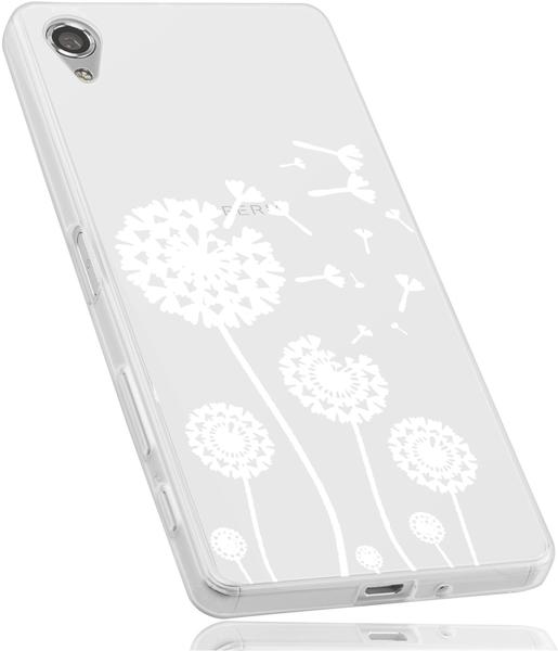 mumbi TPU Hülle transparent Motiv Pusteblume für Sony Xperia X