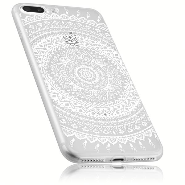 mumbi TPU Hülle transparent Motiv Mandala für Apple iPhone 7 Plus
