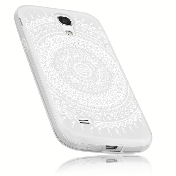 mumbi TPU Hülle transparent Motiv Mandala für Samsung Galaxy S4 mini