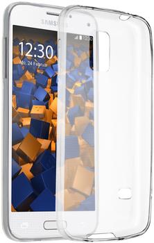 mumbi TPU Hülle Ultra Slim transparent für Samsung Galaxy S5 mini
