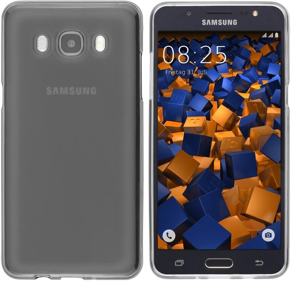 mumbi TPU Hülle schwarz transparent für Samsung Galaxy J5 (2016)