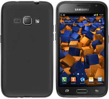 mumbi TPU Hülle schwarz für Samsung Galaxy J1 (2016)