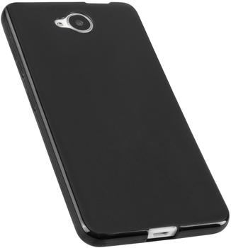 mumbi TPU Hülle schwarz für Microsoft Lumia 650