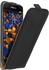 mumbi Flip Case Ledertasche schwarz für Samsung Galaxy S7 Edge