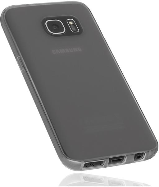 mumbi TPU Hülle schwarz transparent für Samsung Galaxy S7
