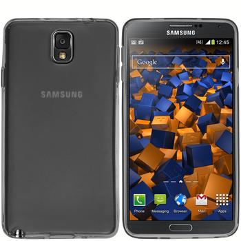 mumbi TPU Hülle schwarz transparent für Samsung Galaxy Note 3