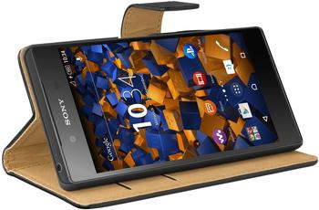 mumbi Bookstyle Tasche schwarz für Sony Xperia Z5