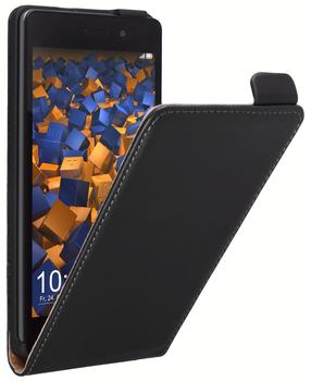 mumbi Flip Case Tasche schwarz für Huawei P8 Lite (2015)