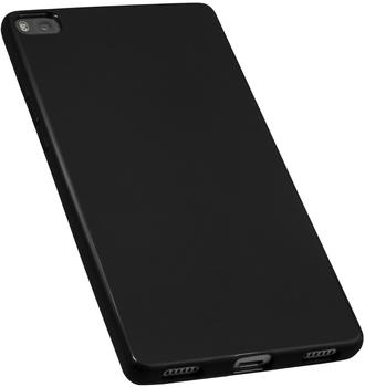 mumbi TPU Hülle schwarz für Huawei P8