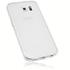 mumbi TPU Hülle (Slim - 1.2 mm) transparent weiß für Samsung Galaxy S6