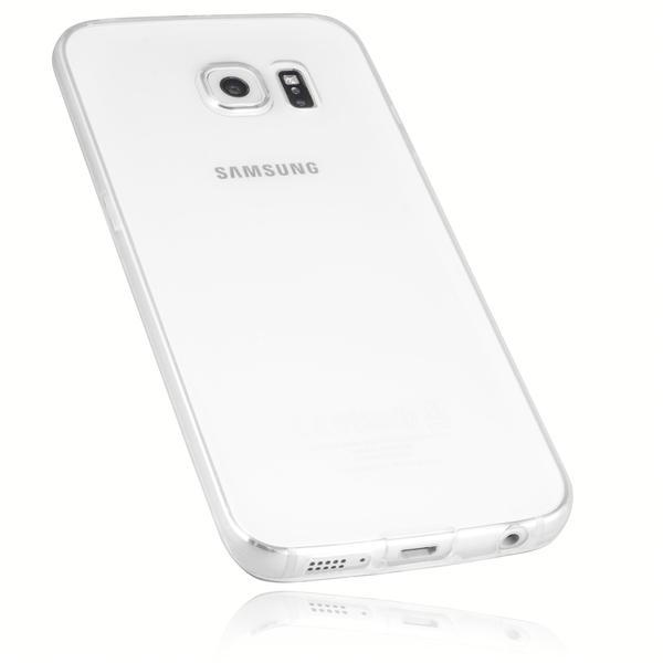 mumbi TPU Hülle Ultra Slim transparent für Samsung Galaxy S6 Edge