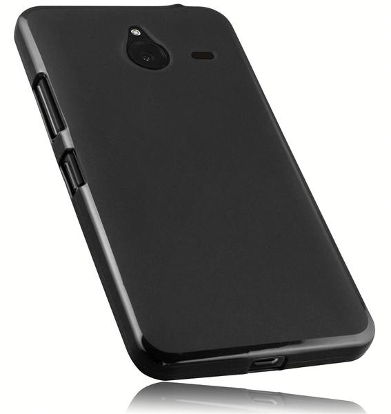 mumbi TPU Hülle schwarz für Microsoft Lumia 640 XL