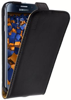 mumbi Flip Case Ledertasche schwarz für Samsung Galaxy S6S6 Duos