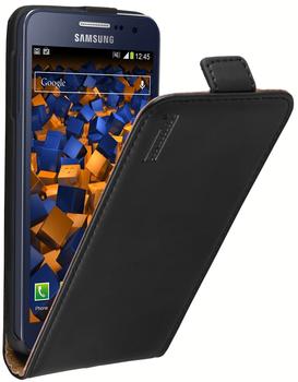 mumbi Flip Case Ledertasche schwarz für Samsung Galaxy A3 (2015)