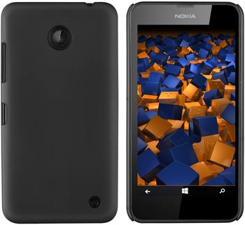 mumbi Hard Case Hülle schwarz für Nokia Lumia 630635